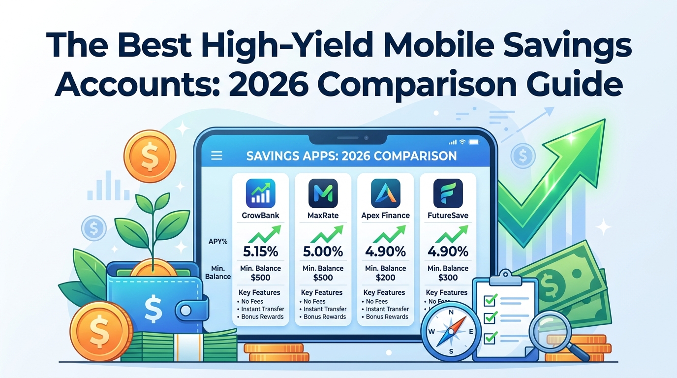 The Best High-Yield Mobile Savings Accounts 2026 Comparison Guide