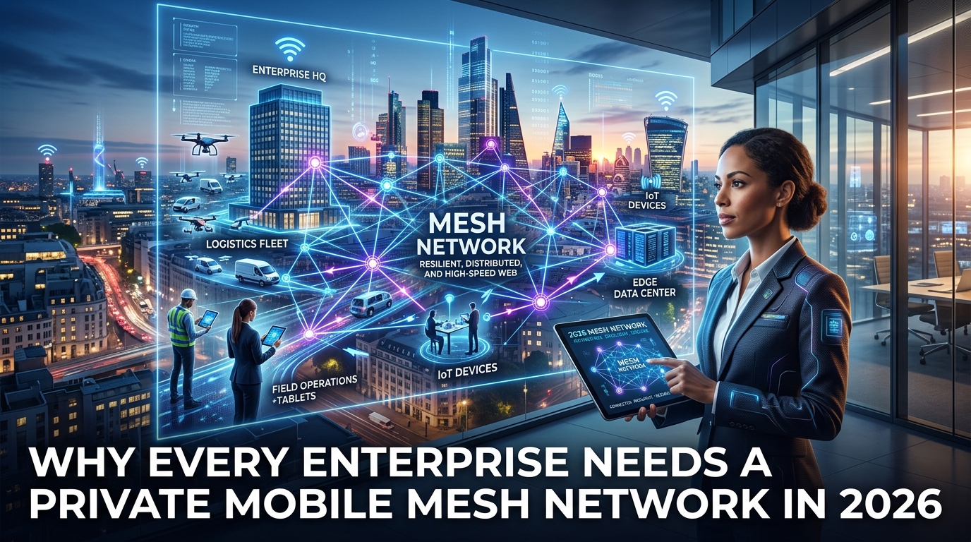Why Every Enterprise Needs a Private Mobile Mesh Network in 2026